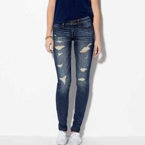 American Eagle Super Stretch Destroyed Jeggings